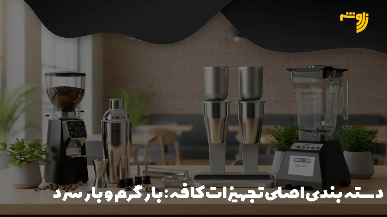 دسته بندی اصلی تجهیزات کافه: بار گرم و بار سرد