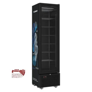 فریزر ایستاده تک درب عرض ۵۰ بدون تاج مشکی VF225WOC BLACK